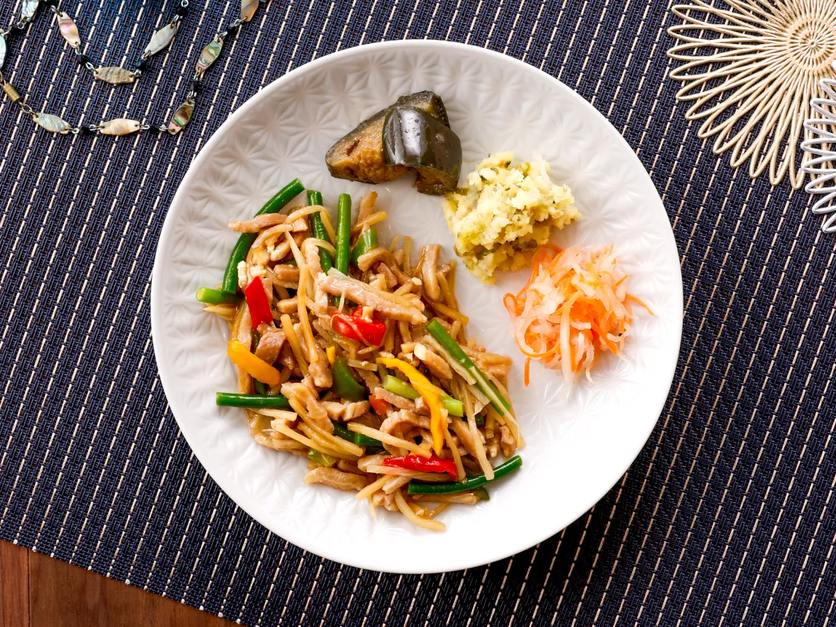 筍たっぷりチンジャオロース