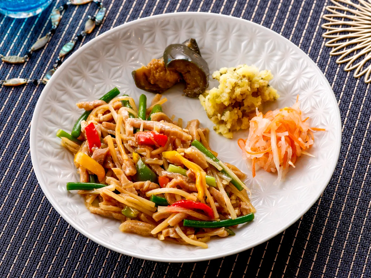 筍たっぷりチンジャオロース