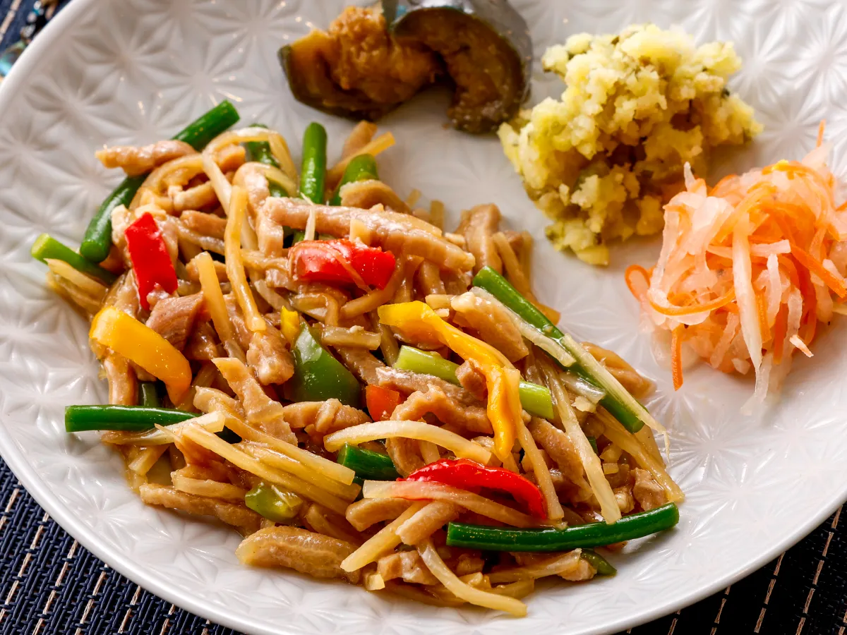 筍たっぷりチンジャオロース