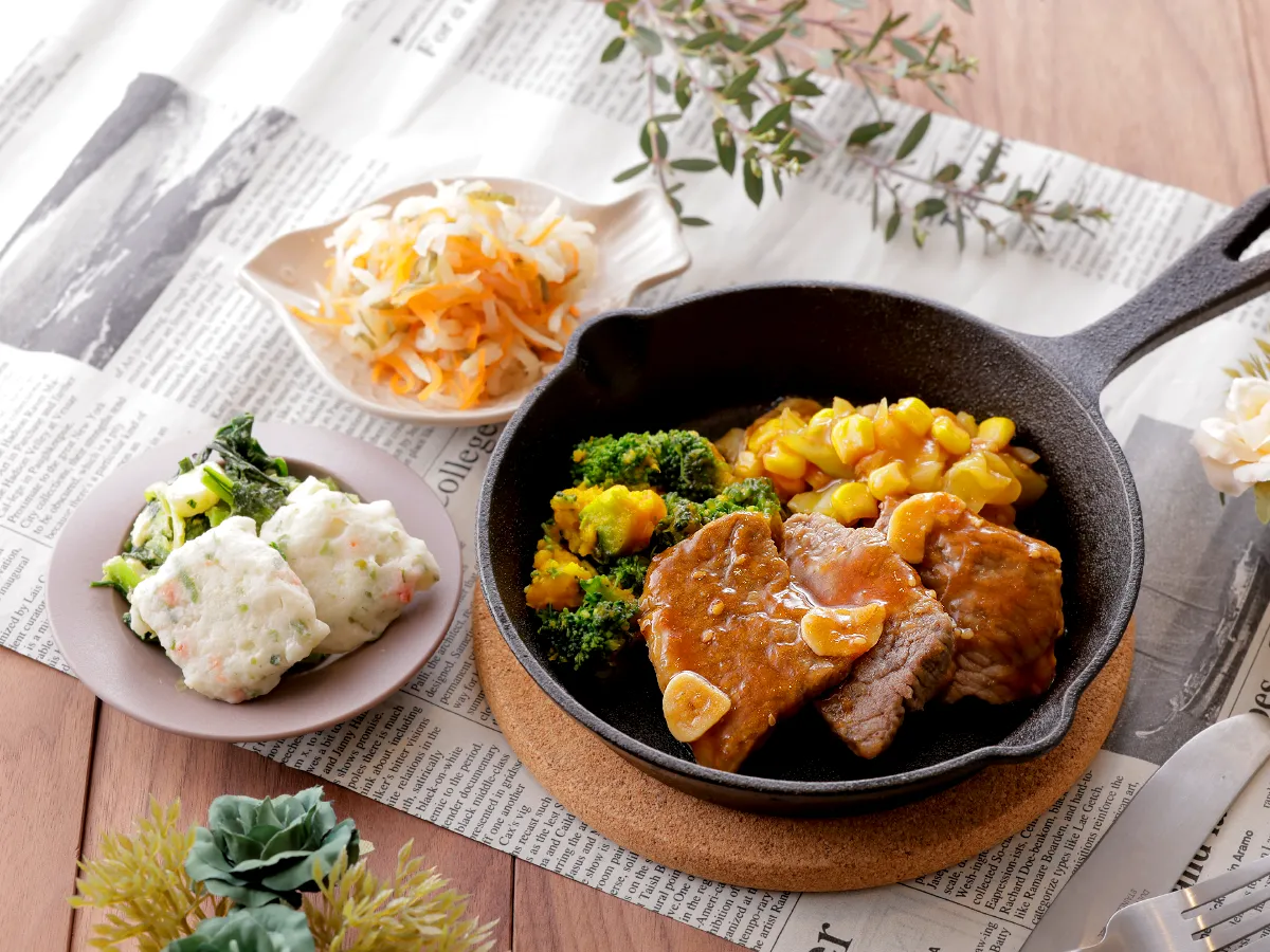 黒毛和牛のやみつきガーリックソース