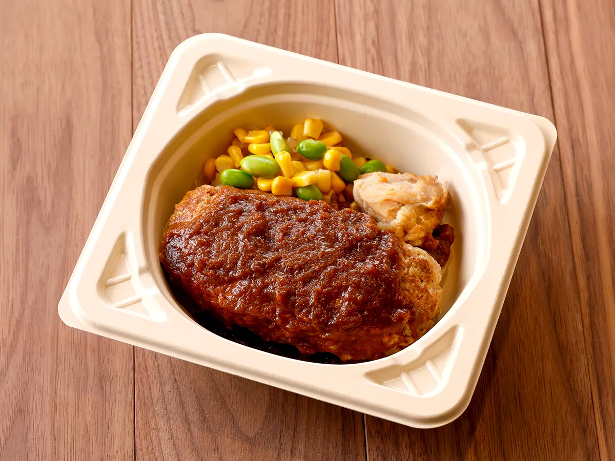 濃厚デミソースのBIGハンバーグ