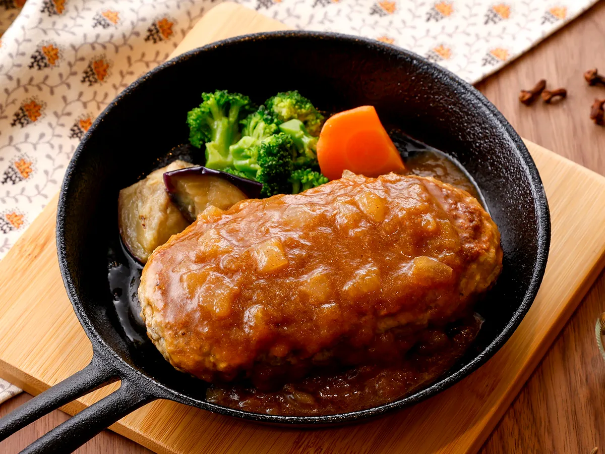 欧風カレーのごちそうハンバーグ