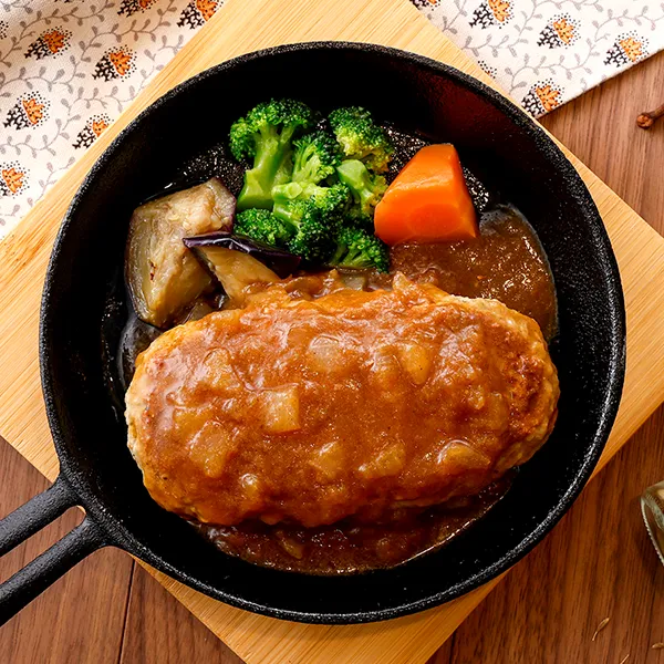 欧風カレーのごちそうハンバーグ