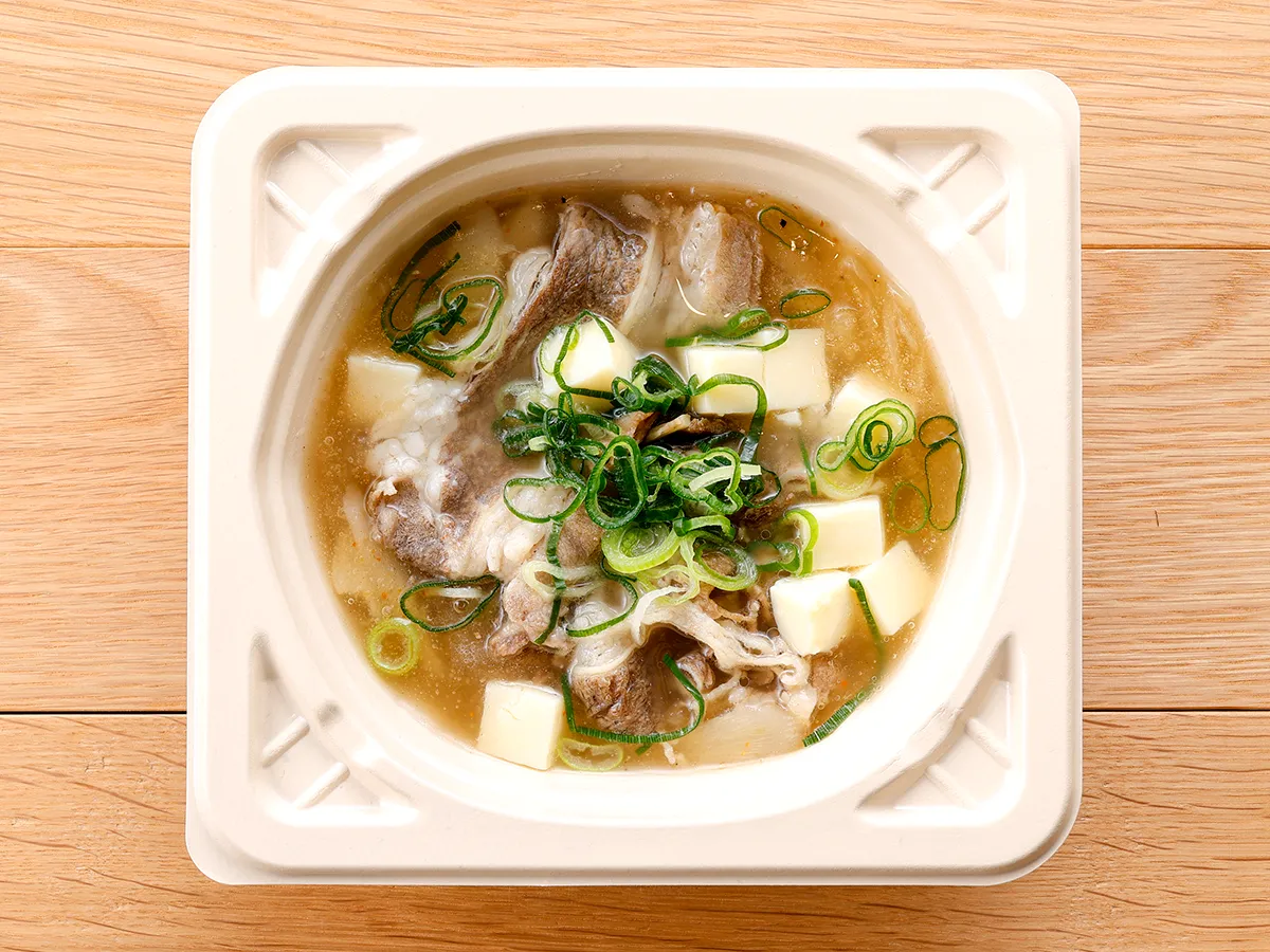 出汁香る牛肉とごぼうの肉吸い