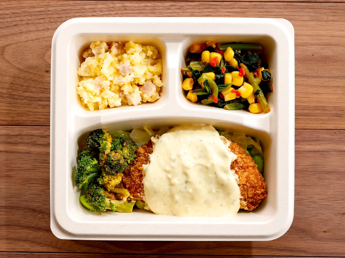 カレータルタルで楽しむアジフライ