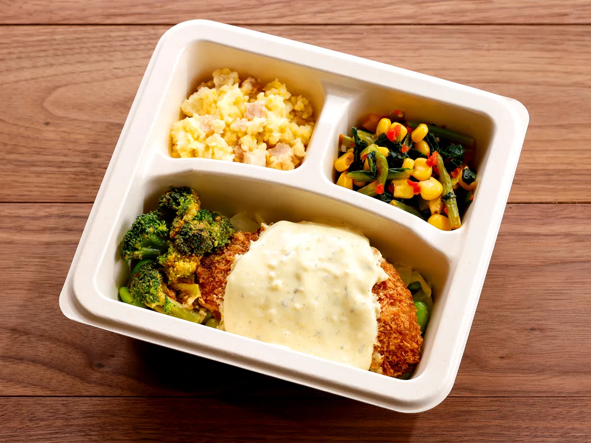 カレータルタルで楽しむアジフライ