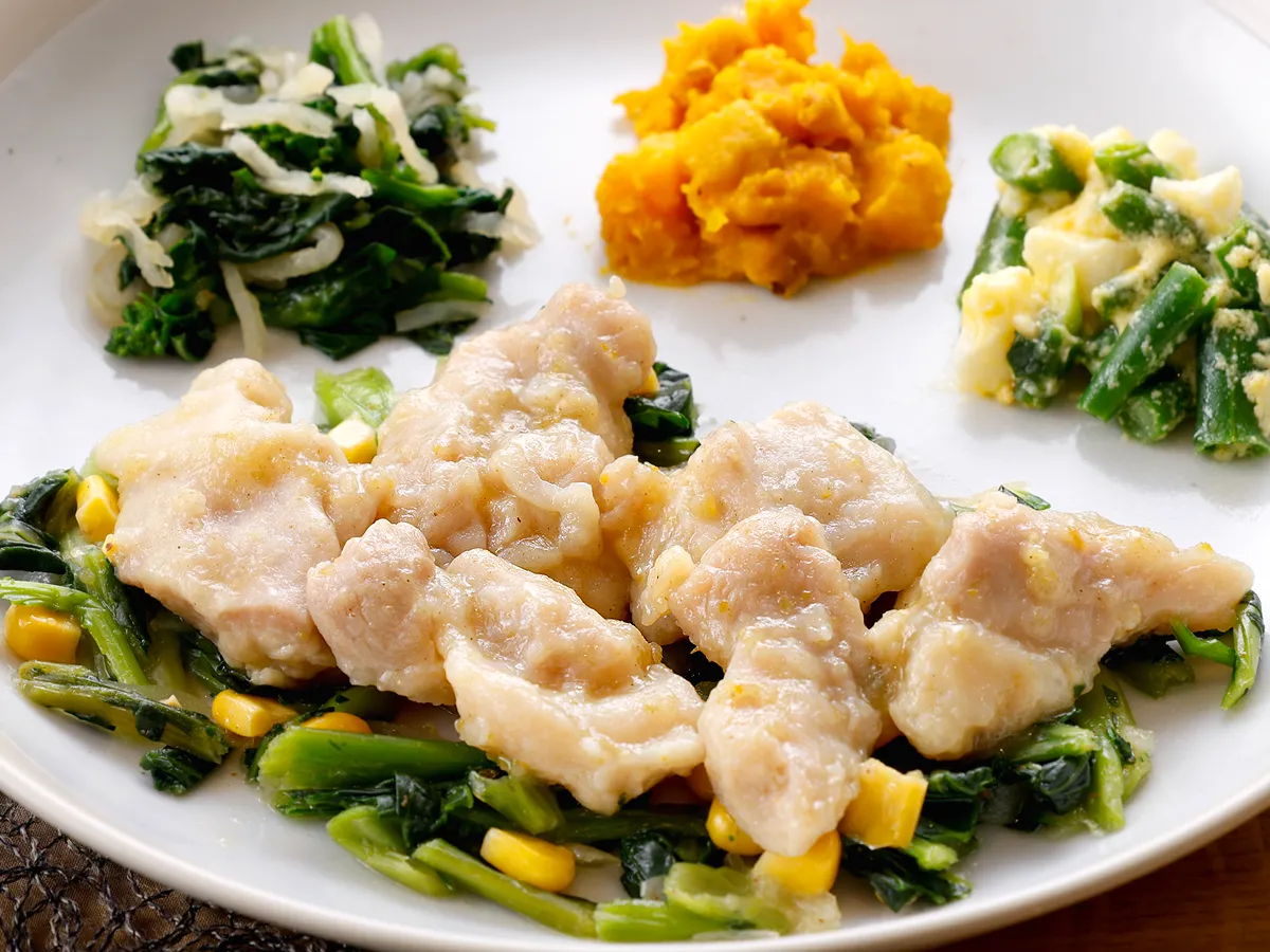 鶏もも肉の柚子胡椒焼き