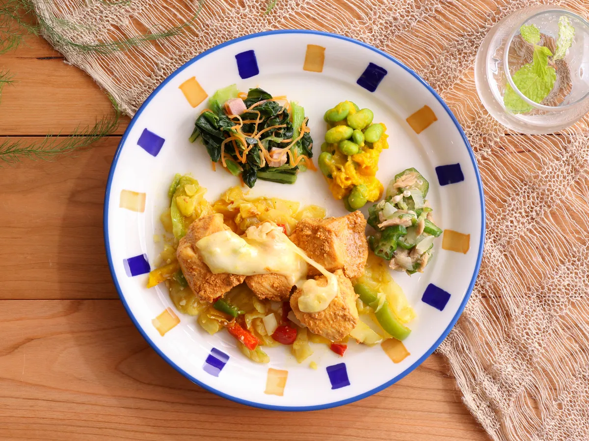 鶏むね肉のタンドリーオイル焼き