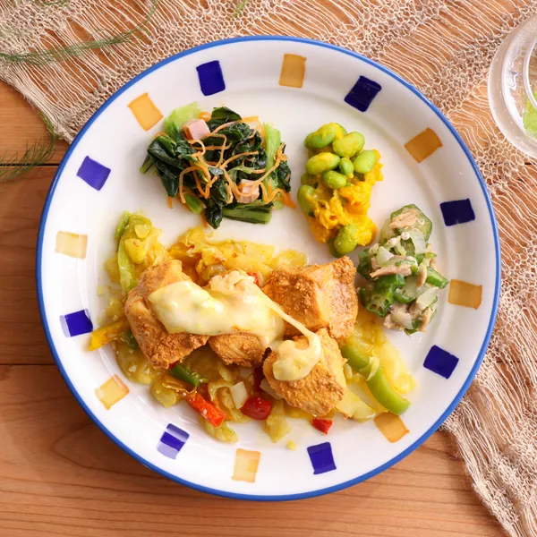 鶏むね肉のタンドリーオイル焼き