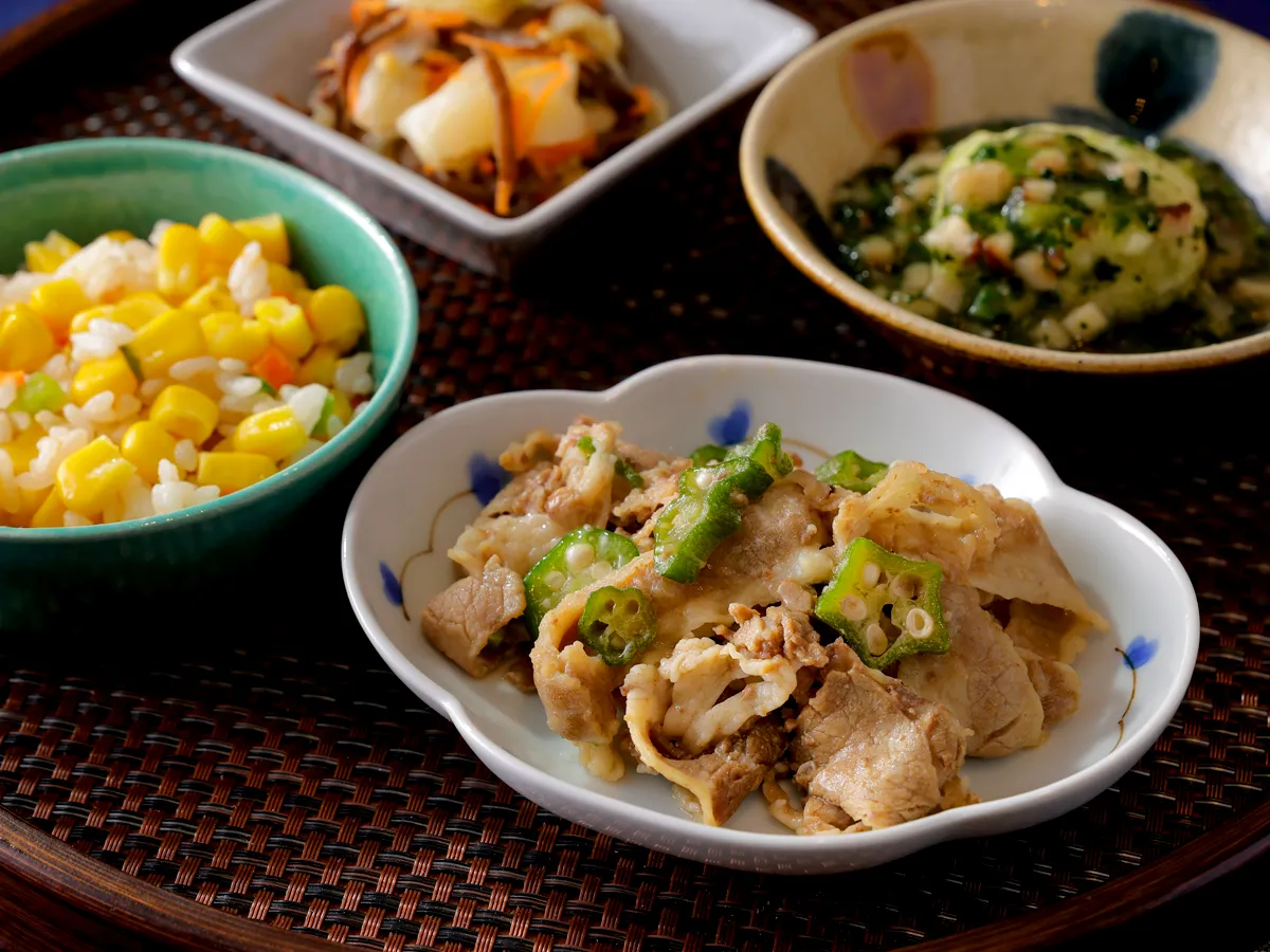 ゆず香る牛肉の旨だれ和え